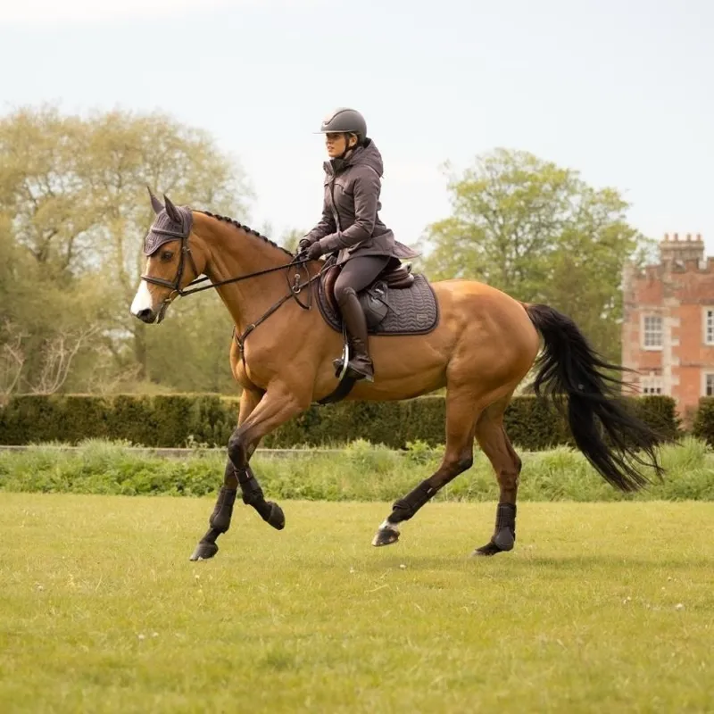 LeMieux Heritage Herringbone Jump Saddlecloth - Cocoa Pre-Order-8