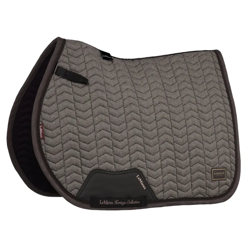 LeMieux Heritage Herringbone Jump Saddlecloth - Cocoa Pre-Order