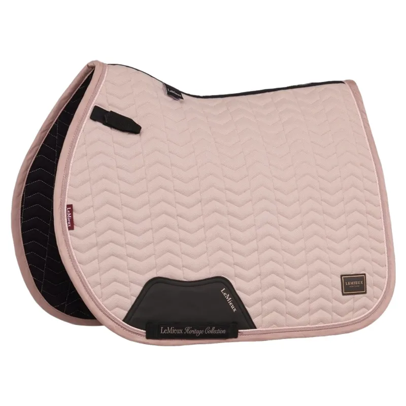 LeMieux Heritage Herringbone Jump Saddlecloth - Wild Rose Pre-Order