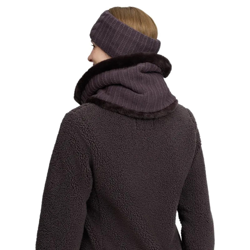 LeMieux Heritage Knitted Snood - Cocoa-2