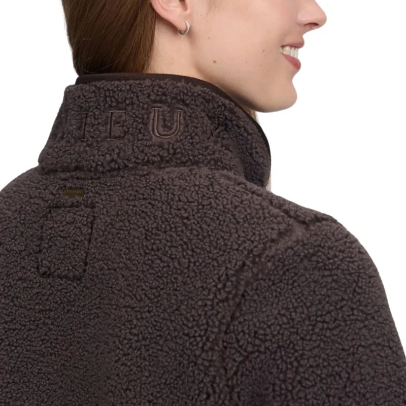 LeMieux Heritage Womens Borg Zip Through Jacket - Cocoa-4