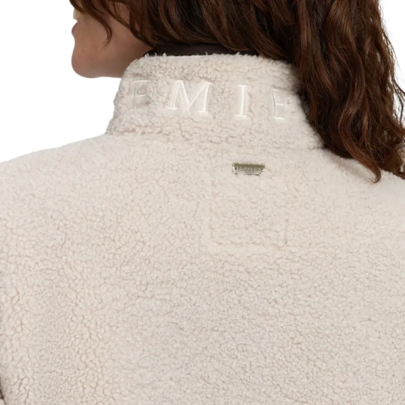 LeMieux Heritage Womens Borg Zip Through Jacket - Stone-8