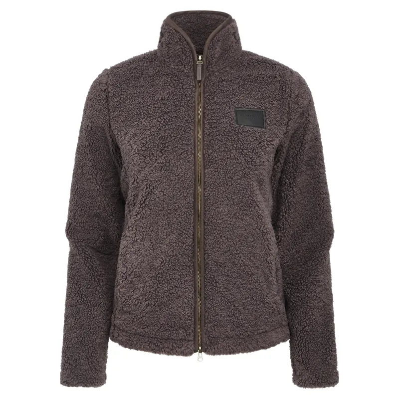 LeMieux Heritage Womens Borg Zip Through Jacket - Cocoa-1