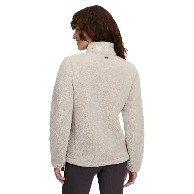 LeMieux Heritage Womens Borg Zip Through Jacket - Stone-4