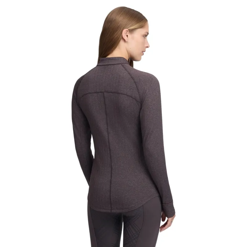 LeMieux Heritage Womens Herringbone Base Layer - Cocoa-4