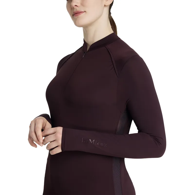LeMieux Heyden Lightweight Base Layer - Damson-3