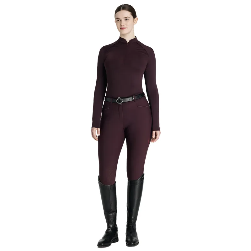 LeMieux Heyden Lightweight Base Layer - Damson-2