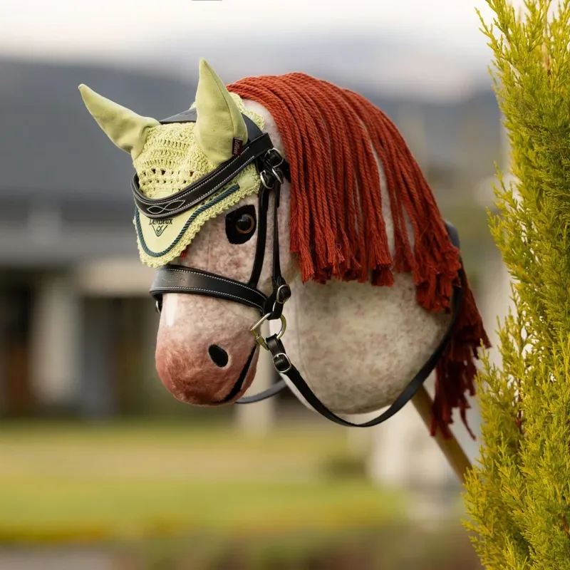 LeMieux Hobby Horse Toy Fly Hood - Macaron-1