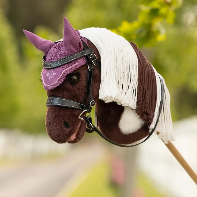 LeMieux Hobby Horse Toy Fly Hood - Mallow-1