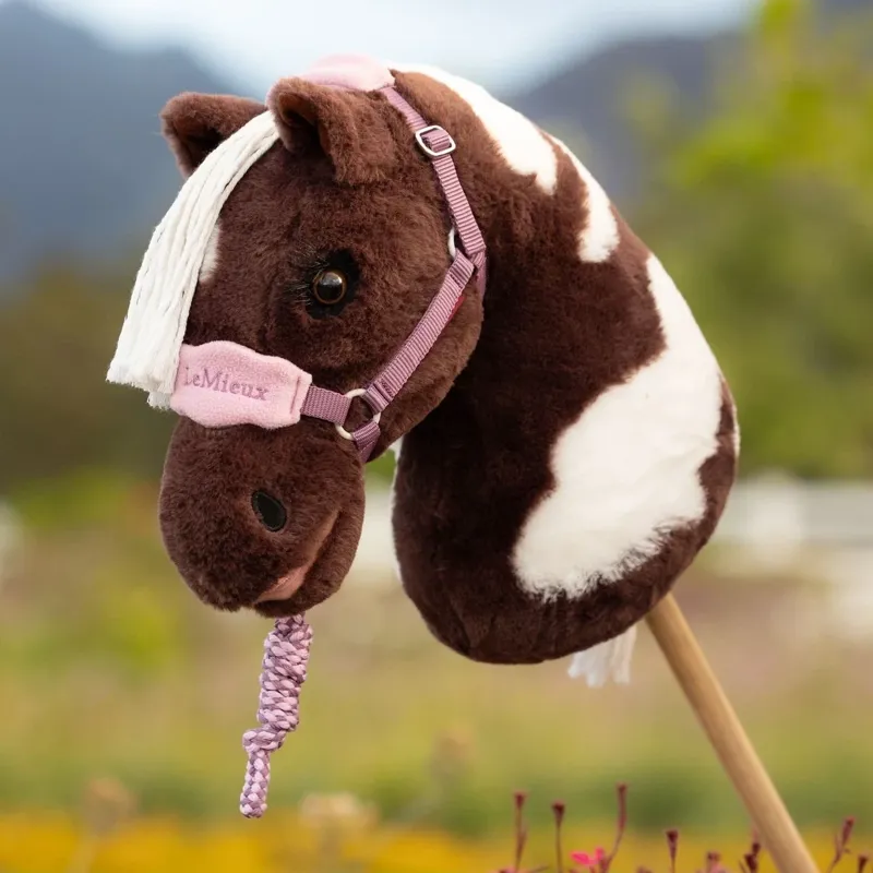 LeMieux Hobby Horse Vogue Headcollar and Leadrope Set - Mallow Pre-Order-1