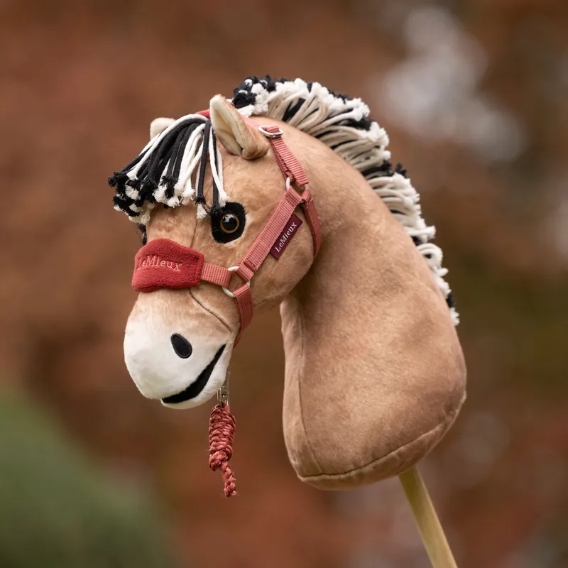 LeMieux Hobby Horse Vogue Headcollar and Leadrope Set - Spiced Earth-1