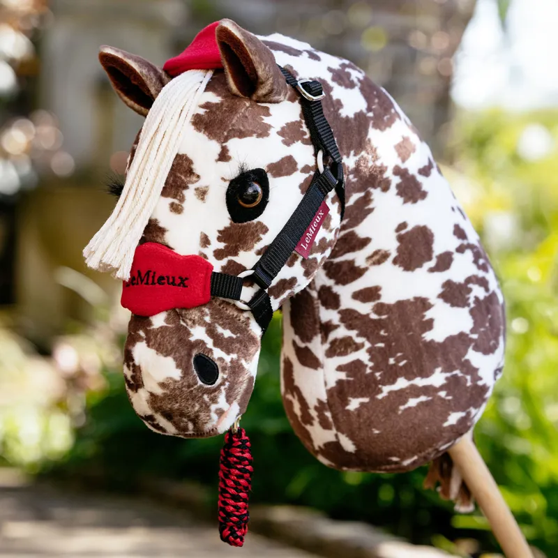 LeMieux Hobby Horse Vogue Headcollar and Leadrope Set - Chilli-1