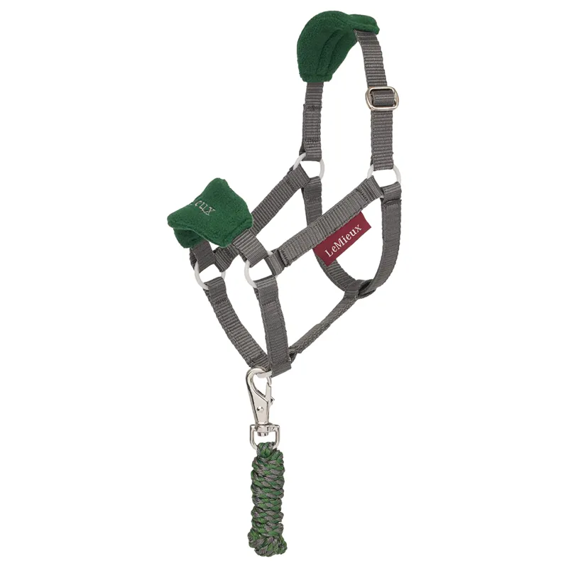 LeMieux Hobby Horse Vogue Headcollar and Leadrope Set - Hunter Green