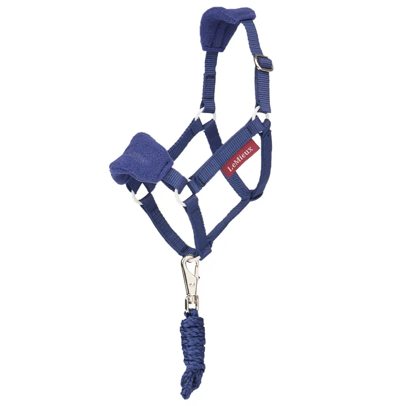 LeMieux Hobby Horse Vogue Headcollar and Leadrope Set - Ink Blue