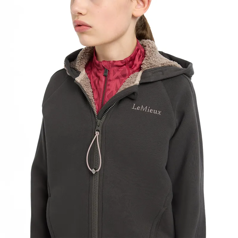 LeMieux Young Rider Hollie Sherpa Junior Hoodie - Cinder-8