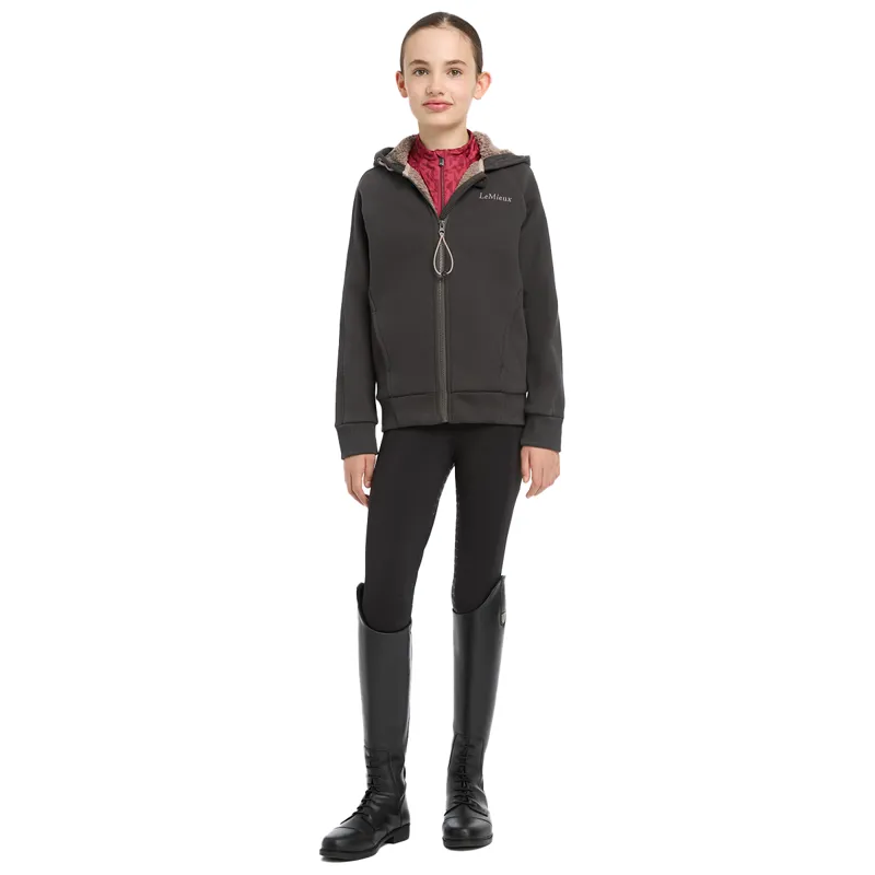LeMieux Young Rider Hollie Sherpa Junior Hoodie - Cinder-7