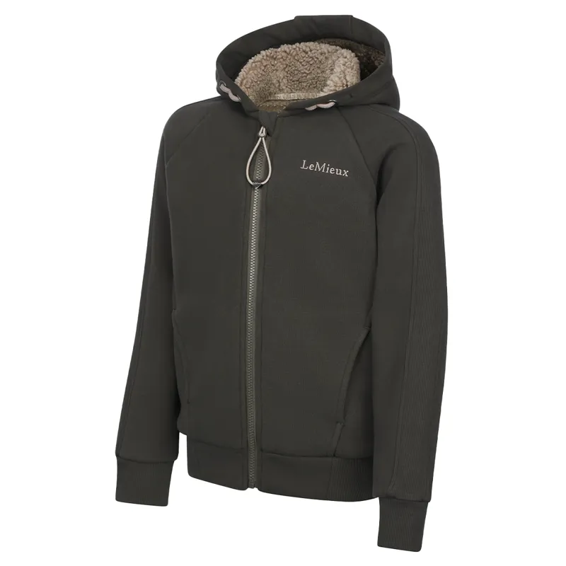 LeMieux Young Rider Hollie Sherpa Junior Hoodie - Cinder-3