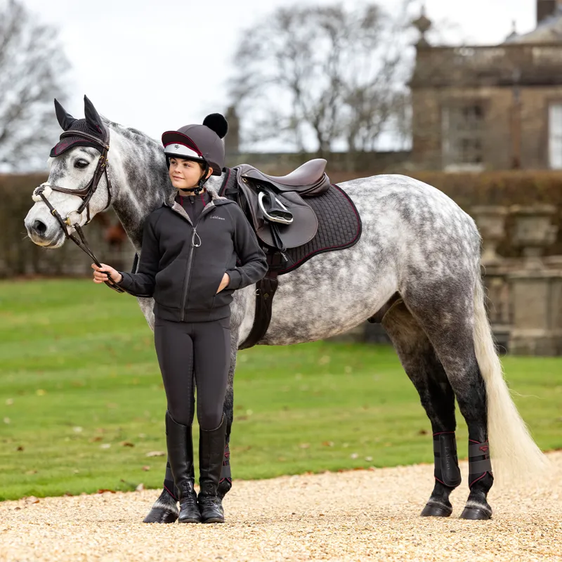 LeMieux Young Rider Hollie Sherpa Junior Hoodie - Cinder-6