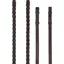LeMieux Hunter Leather Laced Reins with Stitching - Havana/Silver