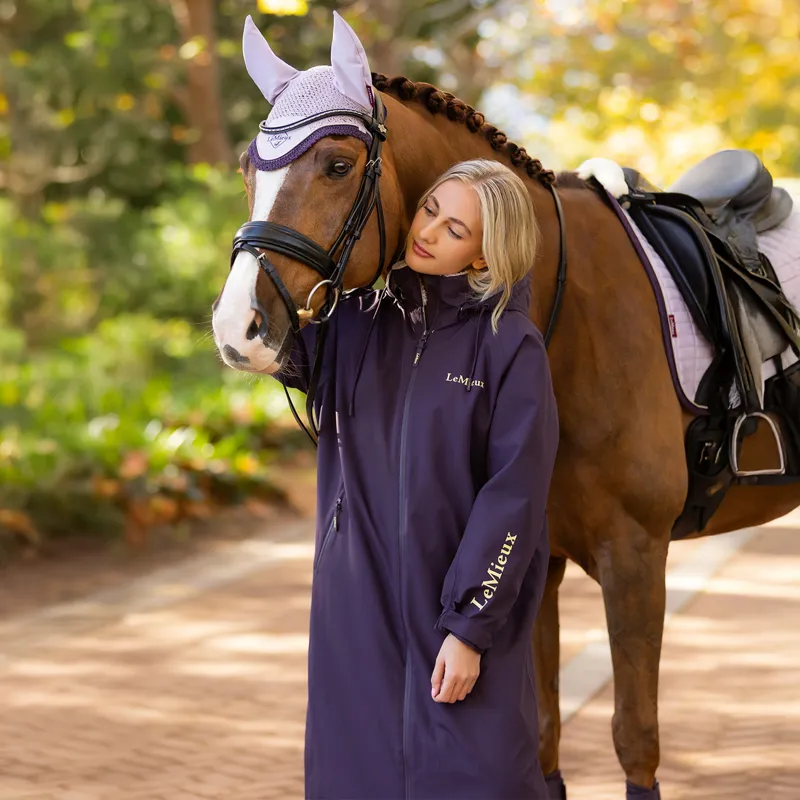 LeMieux HydroShield Womens Waterproof Robe Coat - Juniper-4