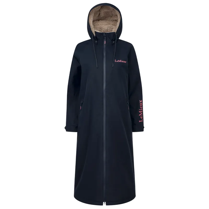 LeMieux HydroShield Womens Waterproof Robe Coat - Navy-1