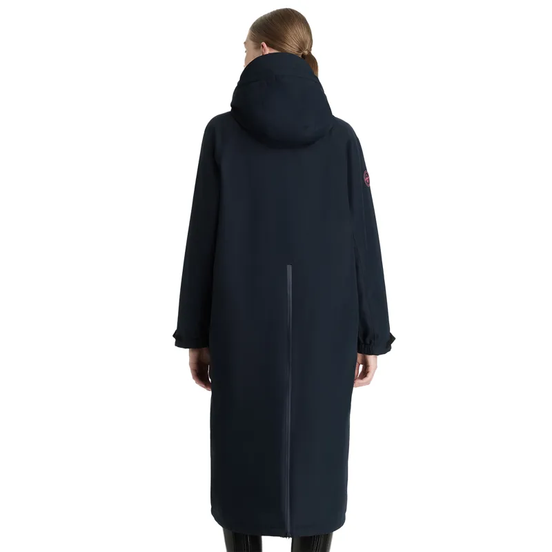 LeMieux HydroShield Womens Waterproof Robe Coat - Navy-3