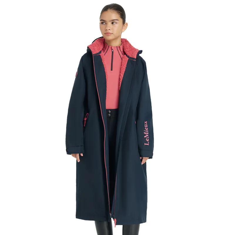 LeMieux Hydroshield Young Rider Waterproof Robe Coat - Navy-4