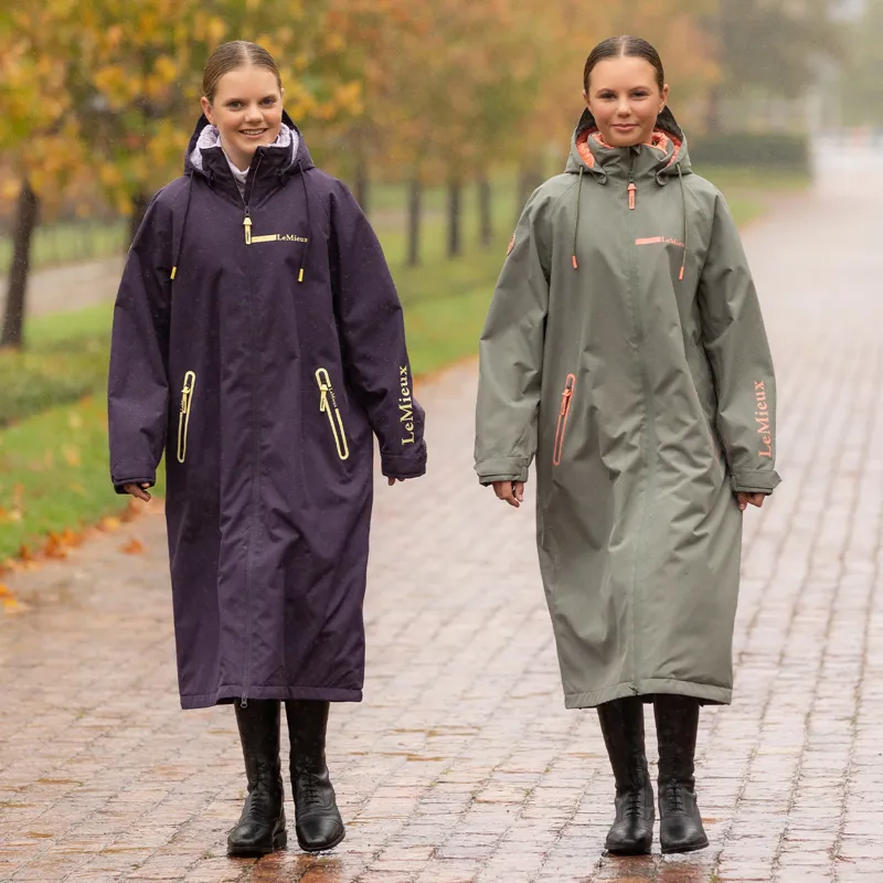 LeMieux Hydroshield Young Rider Waterproof Robe Coat - Rosemary-5