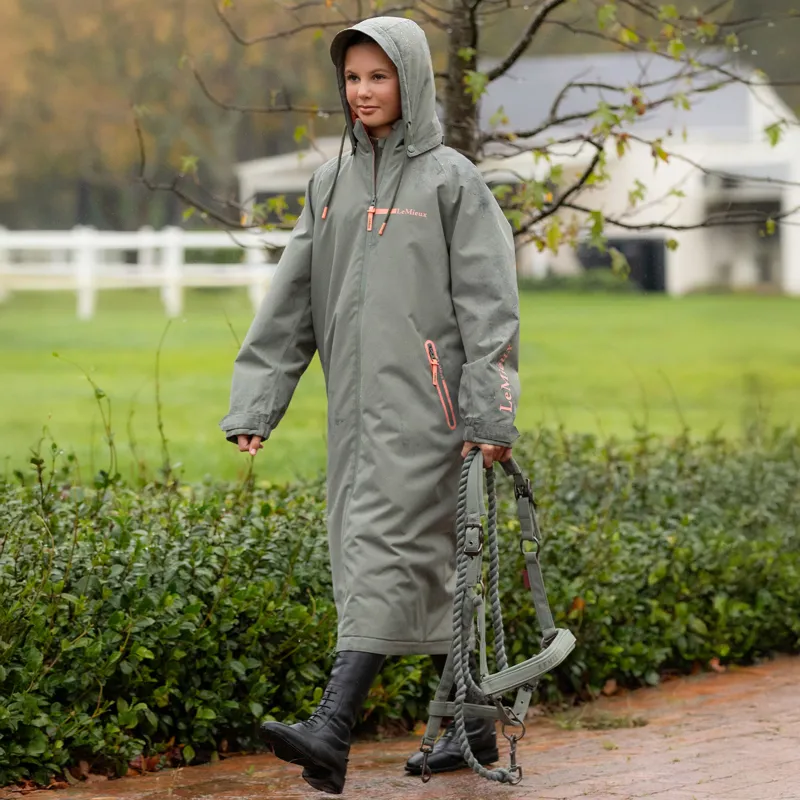 LeMieux Hydroshield Young Rider Waterproof Robe Coat - Rosemary