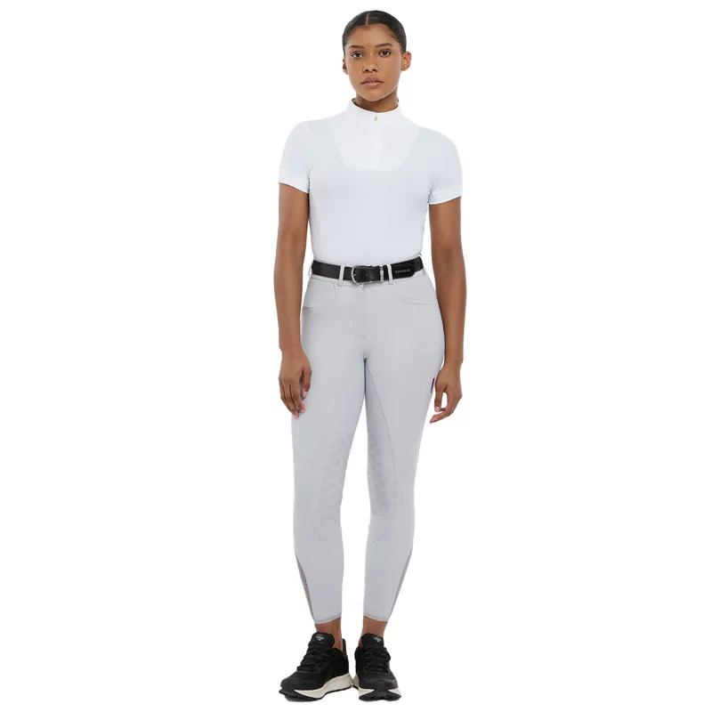 LeMieux Imogen Knee Grip Ladies Breeches - Light Grey-3