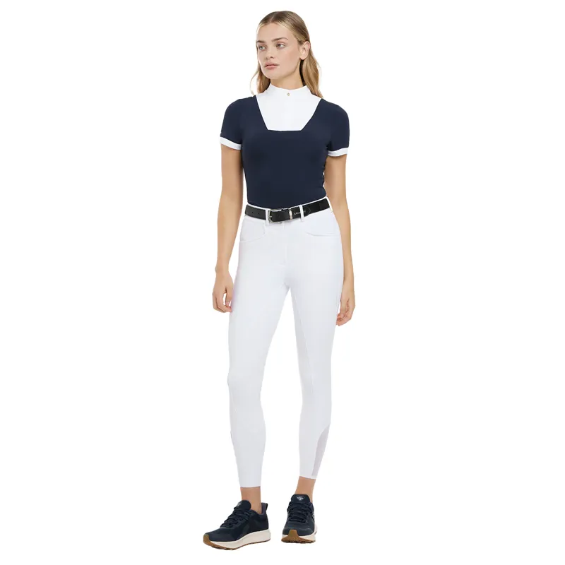 LeMieux Imogen Knee Grip Ladies Breeches - White-3