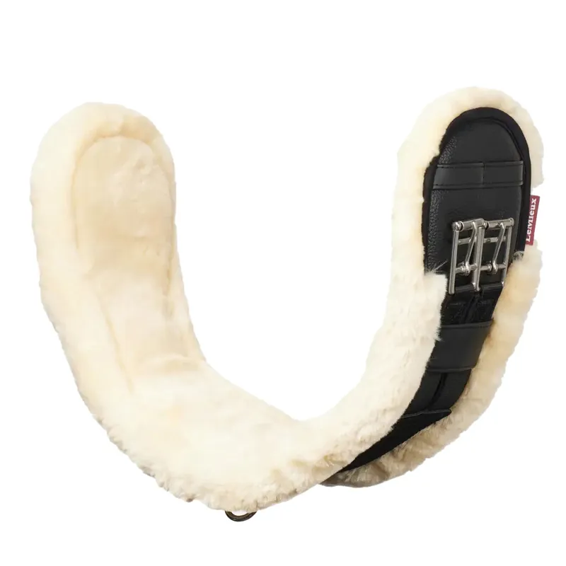 LeMieux Integrated Dressage Girth - Black/Natural