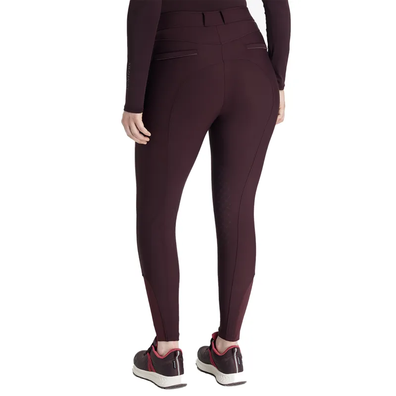 LeMieux Isabelle Womens Full Grip Breeches - Damson-1