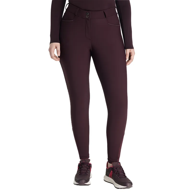 LeMieux Isabelle Womens Full Grip Breeches - Damson