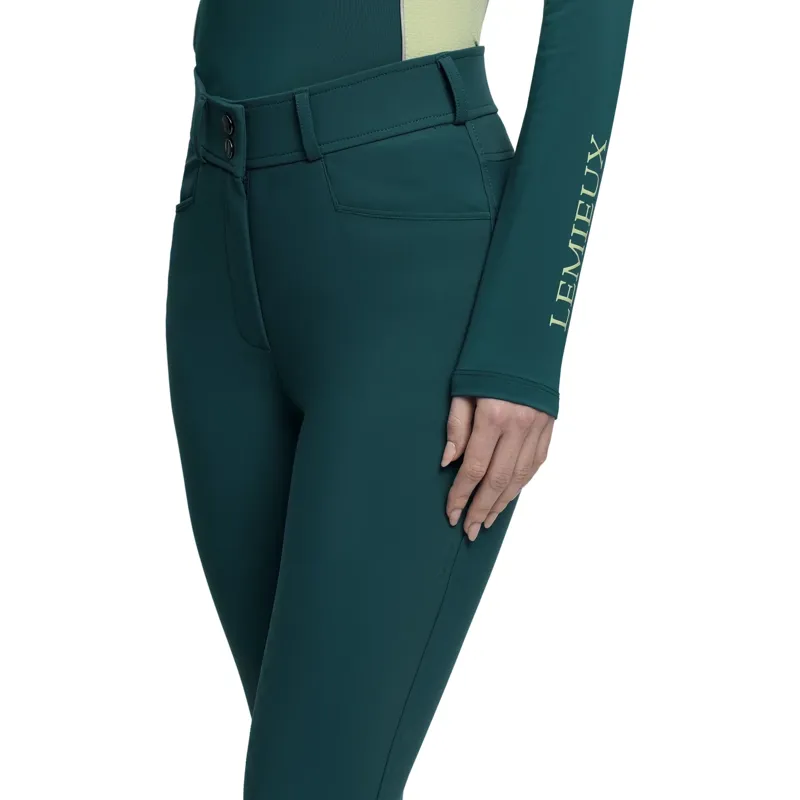 LeMieux Isabelle Full Grip Womens Breeches - Jungle-5