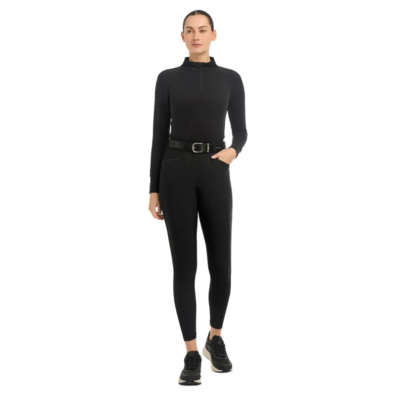 LeMieux Isabelle Womens Tall Full Seat Breeches - Black-1