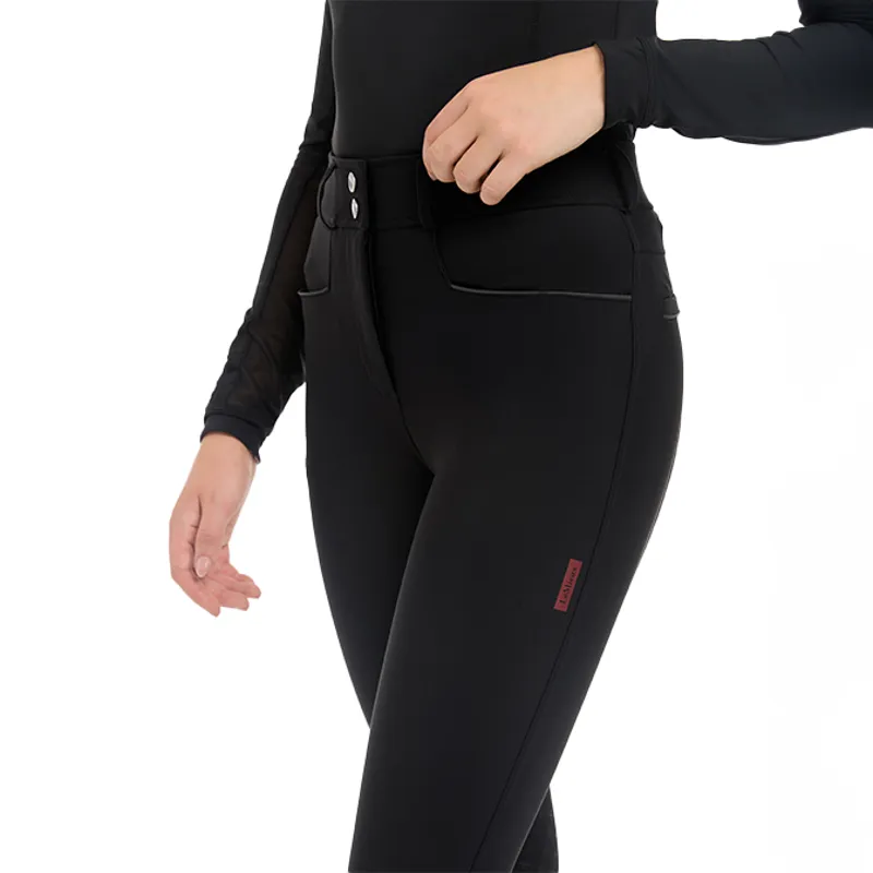 LeMieux Isabelle Ladies Knee Grip Breeches - Black-1