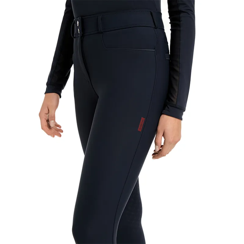 LeMieux Isabelle Ladies Knee Grip Breeches - Navy-2