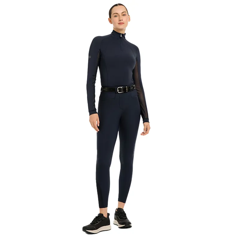 LeMieux Isabelle Ladies Knee Grip Breeches - Navy-3
