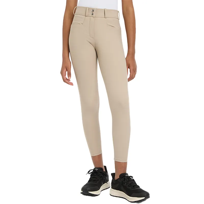 LeMieux Young Rider Izzy Full Grip Junior Breeches - Almond