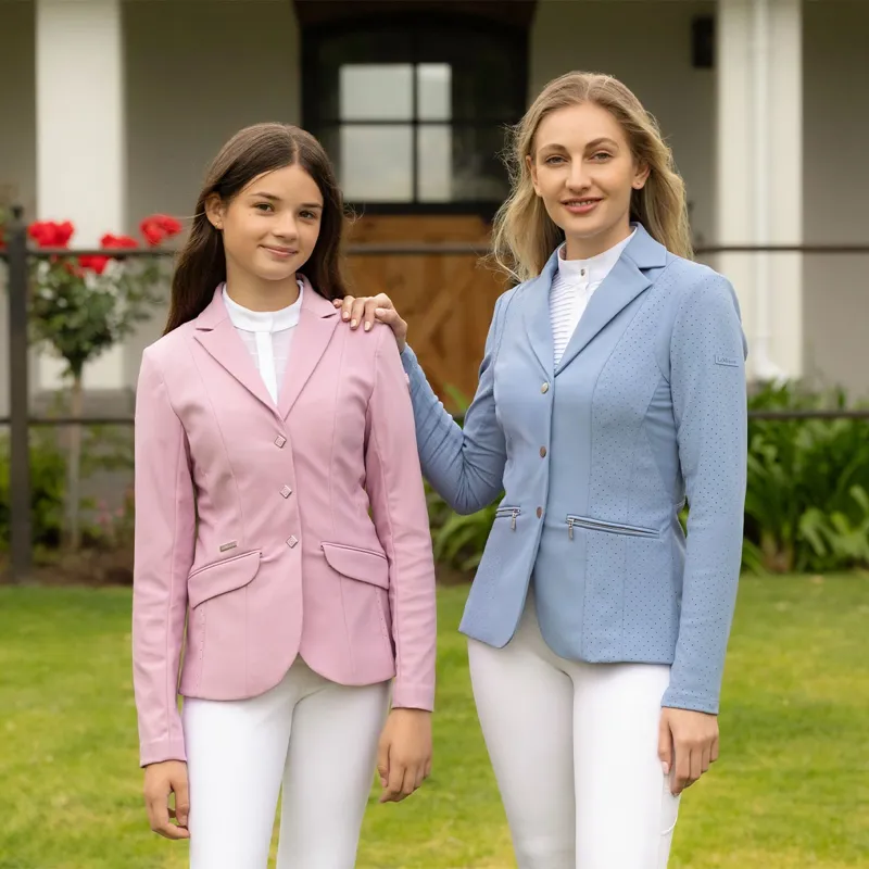 LeMieux Jessica Mesh Womens Show Jacket - Powder Blue Pre-Order-7