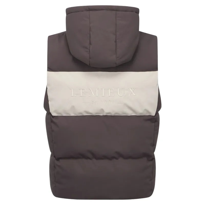 LeMieux Young Rider Joey Hooded Gilet - Cocoa-2