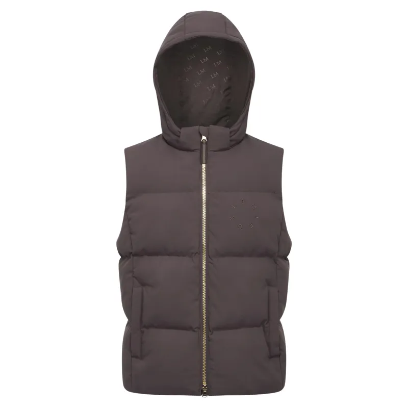 LeMieux Young Rider Joey Hooded Gilet - Cocoa-1