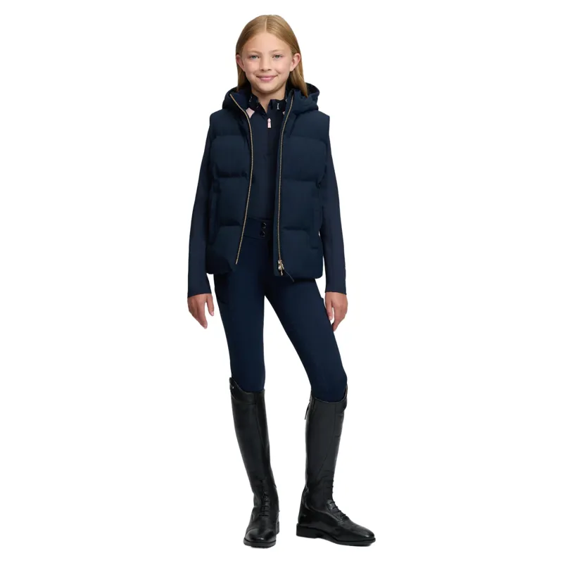 LeMieux Young Rider Joey Hooded Gilet - Navy-5