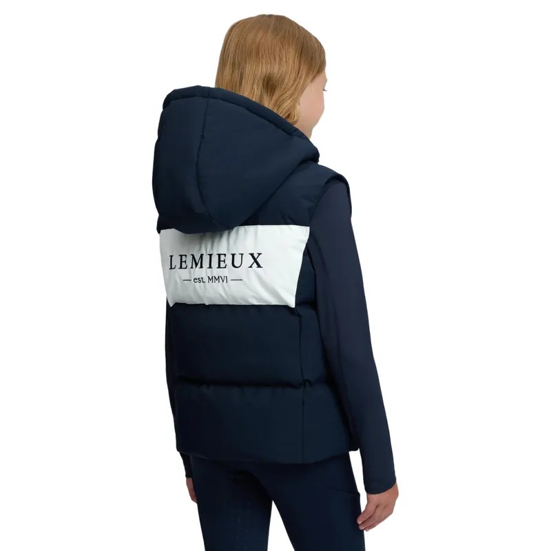LeMieux Young Rider Joey Hooded Gilet - Navy-4