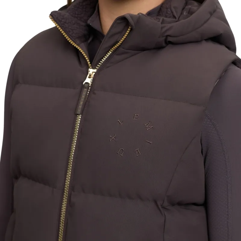 LeMieux Young Rider Joey Hooded Gilet - Cocoa-5