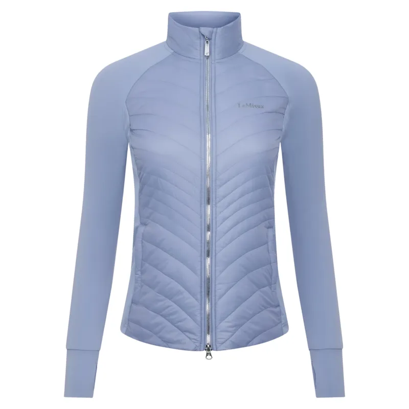 LeMieux Juliette Womens Quilted Jacket - Powder Blue-1