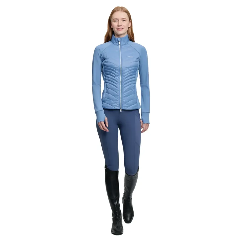 LeMieux Juliette Womens Quilted Jacket - Powder Blue-2