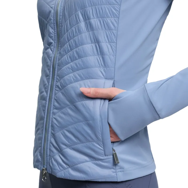 LeMieux Juliette Womens Quilted Jacket - Powder Blue-6