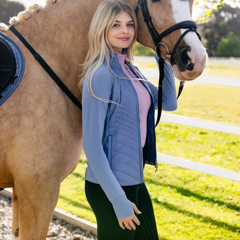 LeMieux Juliette Womens Quilted Jacket - Powder Blue-8